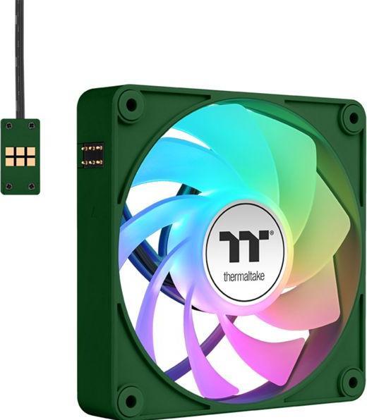 Produktbild Thermaltake TT CT120 EX Reverse ARGB PC Cooling Fan 3 Pack Racing Green (120 mm, 3 x)
