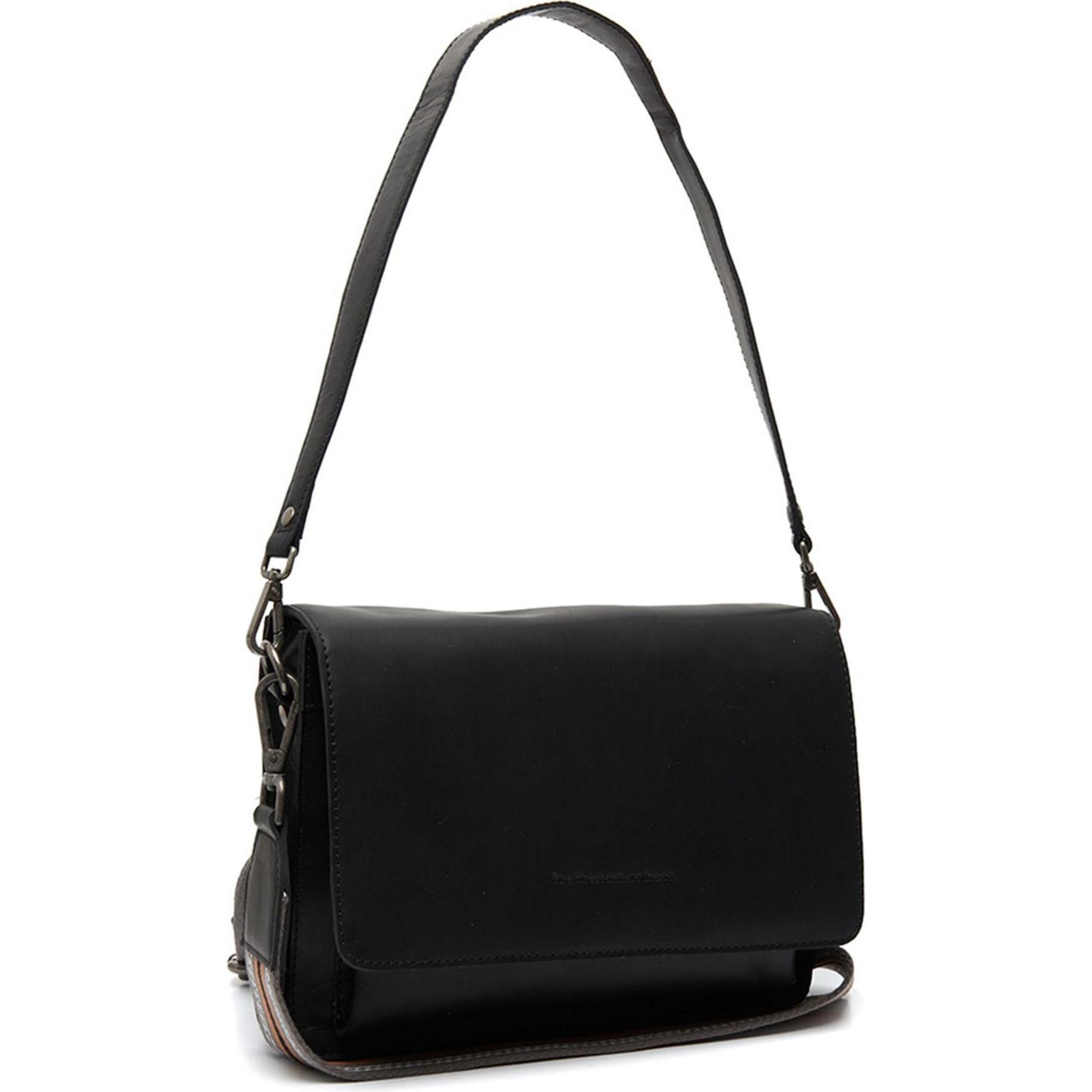 The Chesterfield Brand, Handtasche, Aviles Schultertasche Leder 26 cm, Schwarz