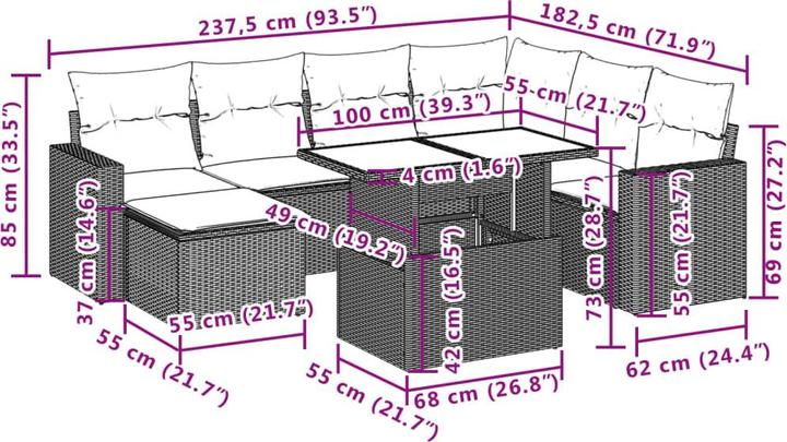 Produktbild vidaXL Franco