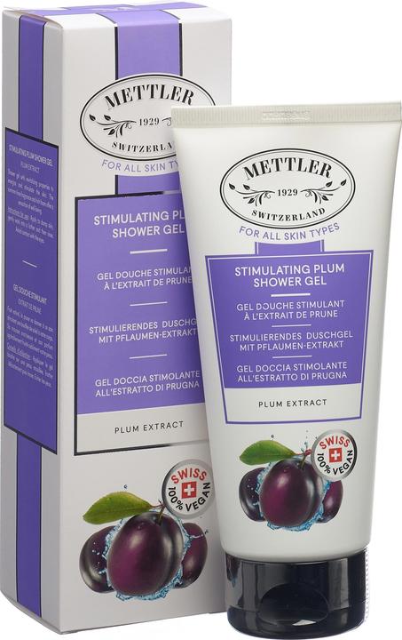 Actual product image Mettler1929 stimulating shower gel with plum extract (200 ml)