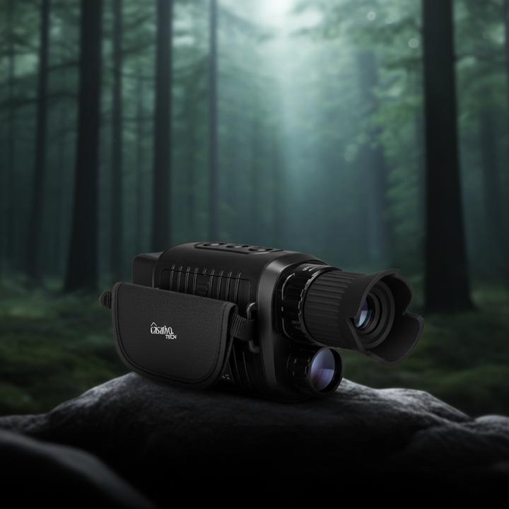 Image du produit Casativo Vision nocturne infrarouge monoculaire, vision jusqu'à 100m, enregistrement vidéo 2k, zoom 5x