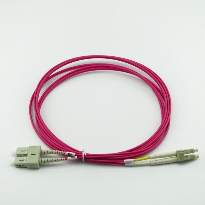 Produktbild CBO LWL Patchkabel LC / LC MM OM4 magenta 7,5m (7.50 m)
