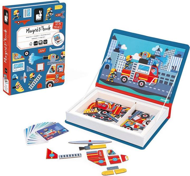 Actual product image Janod Magnetic book fireworks (German, 3 - 8 years)