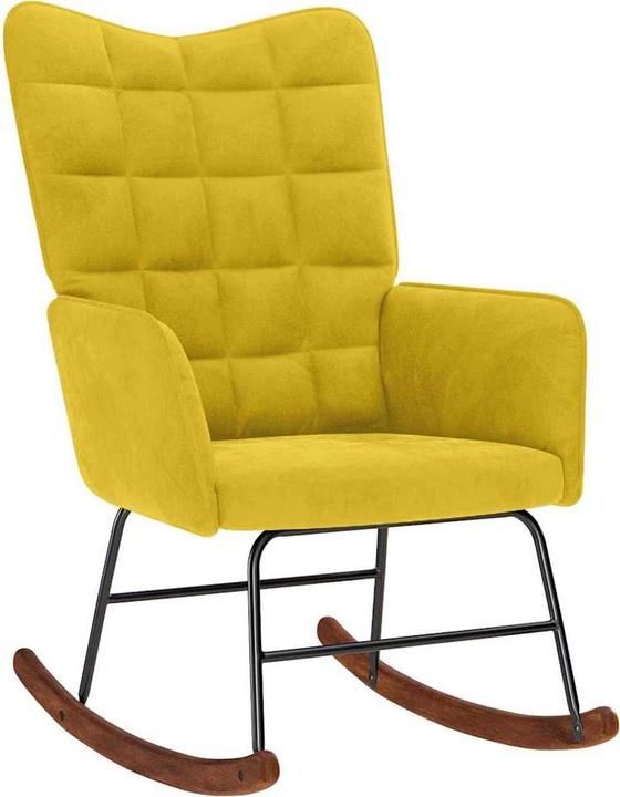 Immagine prodotto vidaXL Schaukelstuhl mit Hocker