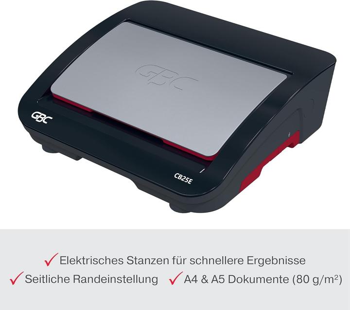 Produktbild GBC Spiralbindegerät CombBind CB25E (Plastikbindung)