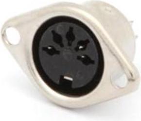 Velleman DIN female 5-pin 180° chassis