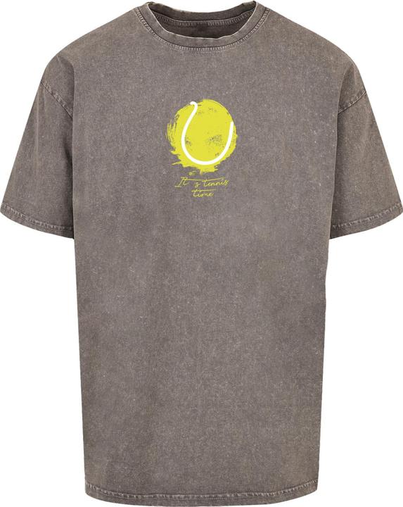Produktbild Merchcode Its Tennis Time Acid Washed Oversized Tee - 112911 (L)