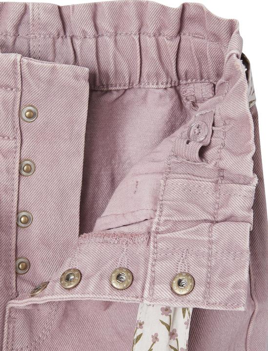 Actual product image Vertbaudet Mädchen Paperbag-Hose mit Stoffgürtel (140)
