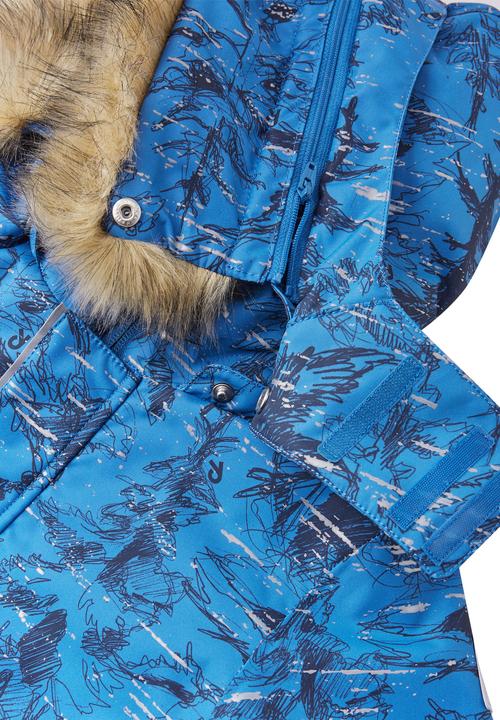Actual product image Reima tec reflective winter jacket Sprig Soft Navy (104)