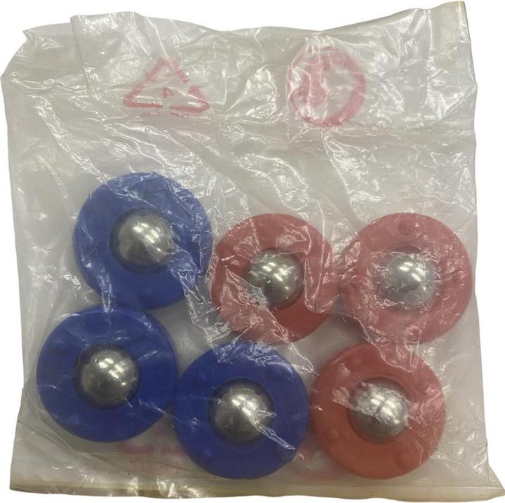 Produktbild Hudora 6 Puck, blau, rot (EOL)