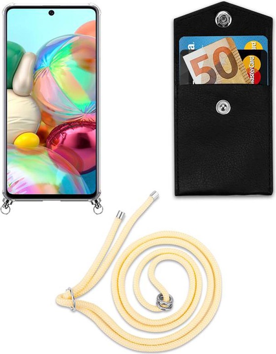 Produktbild Cadorabo TPU Handy Kette SILBER Cover