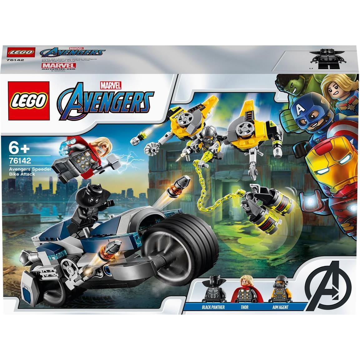 LEGO Vendicatori Attacco Speeder-Bike (76142, LEGO Marvel)