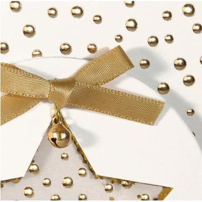 Thumbnail - Sigel, Grusskarte + Briefpapier, Weihnachts-Karte Confetti Star (10 Stk.)
