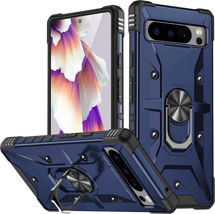Cover-Discount Google Pixel 8 - Armor Case mit Kickstand blau (Google Pixel 8)
