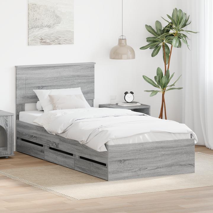 Actual product image vidaXL Modernes Bett (140 x 200 cm)
