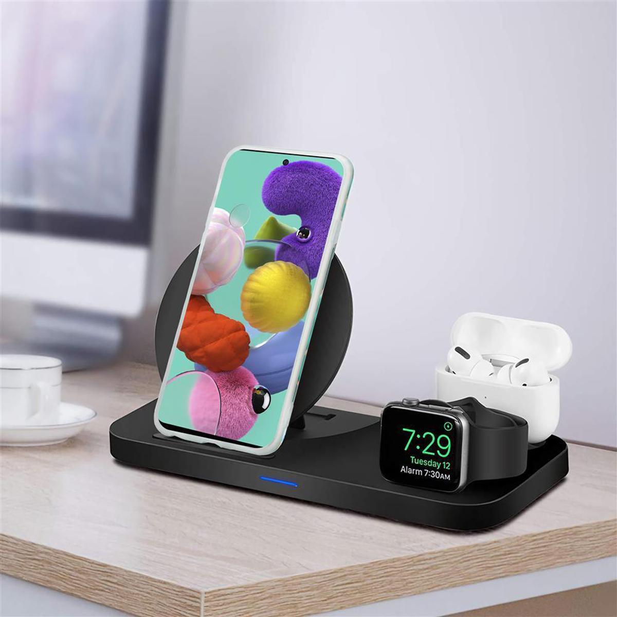 Thumbnail - Cadorabo IMD TPU Bunter Marmor Cover (Samsung Galaxy M40s), Smartphone Hülle, Grün
