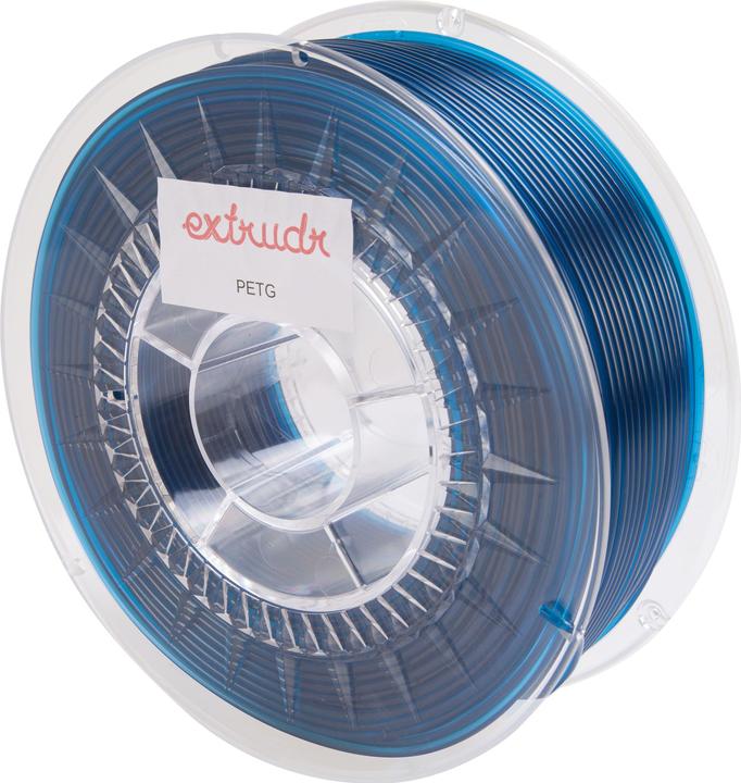 Produktbild Extrudr PETG - Transparent Blue - 2.85mm (PETG, 2.85 mm, 1100 g, Blau)