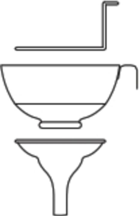Produktbild WMF 3in1 Edelstahl Trichter 18cm abnehmbarer Reduziertrichter & Sieb Gourmet