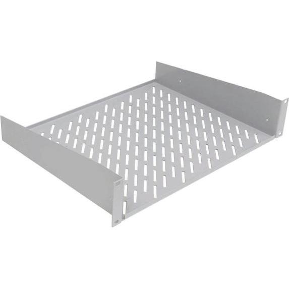 Schweitzer Rack-Shelf (belüftet) - RAL 7035, Serverschrank Zubehör, Grau