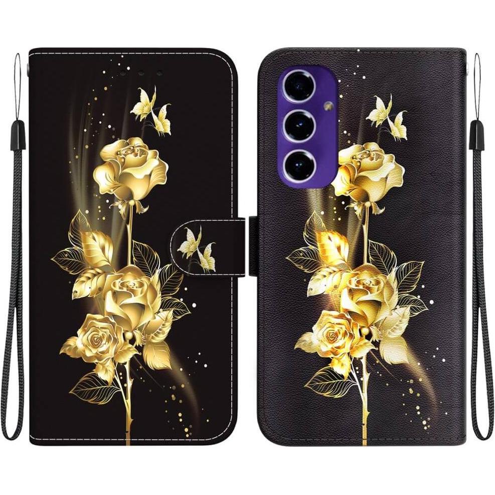 Thumbnail - Cover-Discount Galaxy A16 - Tasche Hülle mit Blüten Motiv (Samsung Galaxy A16 5G), Smartphone Hülle, Rosa