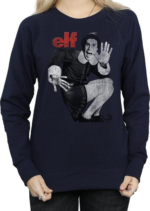 Immagine prodotto Elf Mono Distressed Poster Felpa Donna (L)