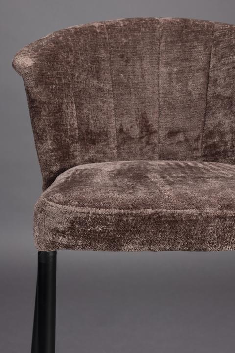 Actual product image Dutchbone Georgia Stool Counter Purple