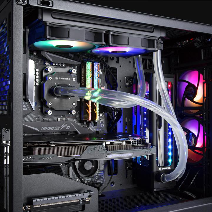 Produktbild Raijintek EOS 12 RBW ADD Lüfter, 2er-Set inkl. Controller (120 mm, 2 x)