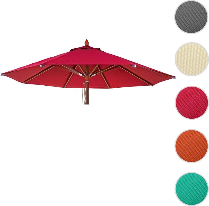 Image du produit Mendler Housse pour parasol gastronomique en bois, housse de parasol de remplacement, ronde Ø4m polyester (4 m)