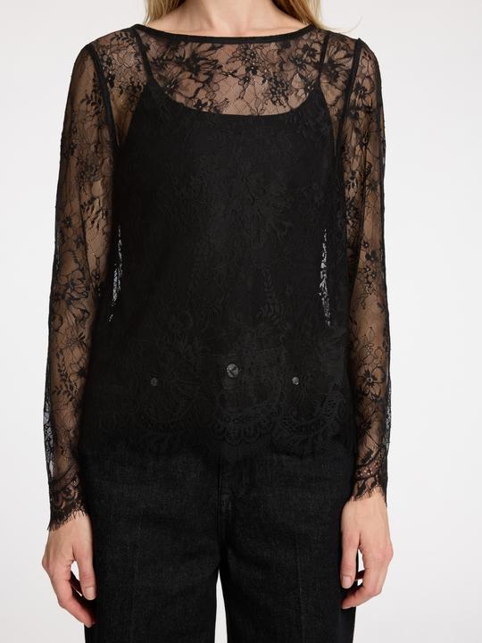 Immagine prodotto Selected Top in pizzo con maniche lunghe (36)