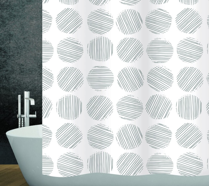 Image du produit Diaqua Rideau de douche textile Giotto (120 x 200 cm)