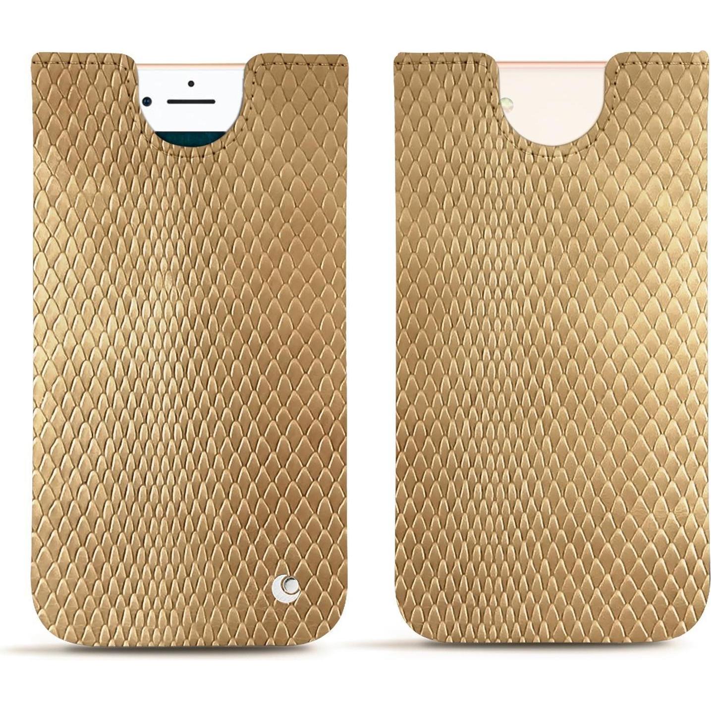 Noreve Lederschutzhülle (Apple iPhone 7), Smartphone Hülle, Beige