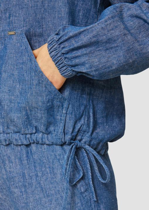 Produktbild S.Oliver Indoor-Jacke Leinenmix-Blouson mit Raffungen (42)