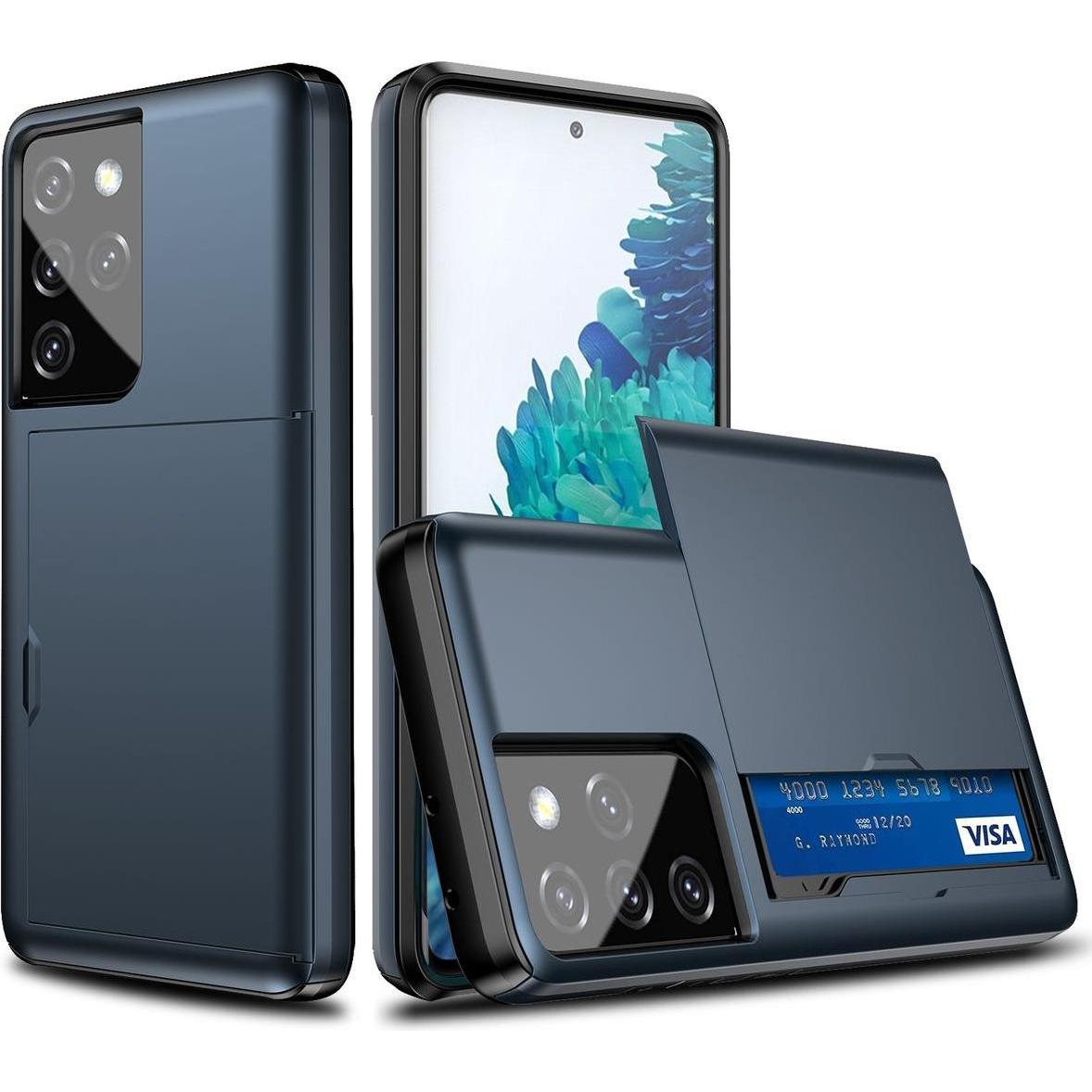 König Design Hülle Handy Schutz für Samsung Galaxy S21 Ultra Case Cover Tasche Etuis Blau Neu (Samsung Galaxy S21 Ultra)...
