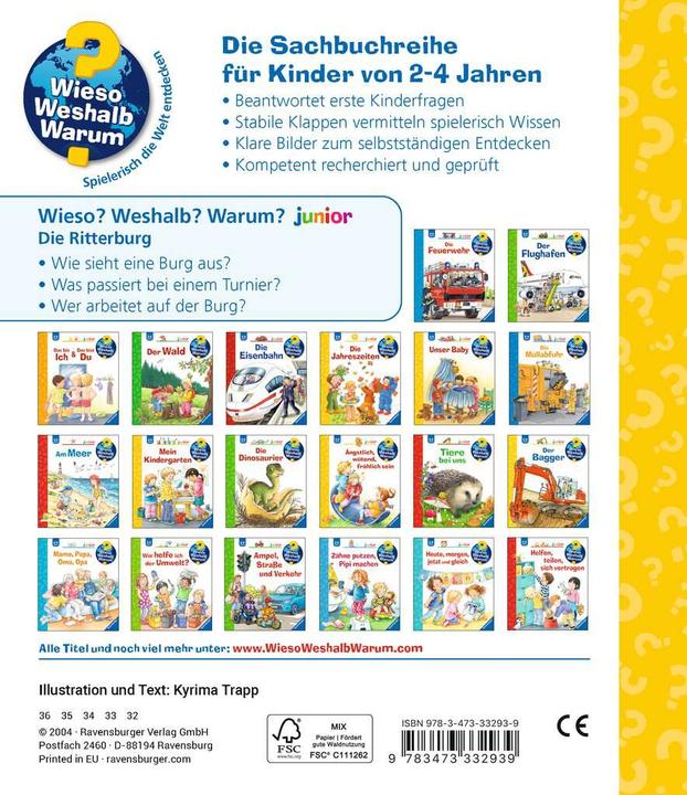Productafbeelding Ravensburger Die Ritterburg (Duits, Kyrima Trapp, 2004)