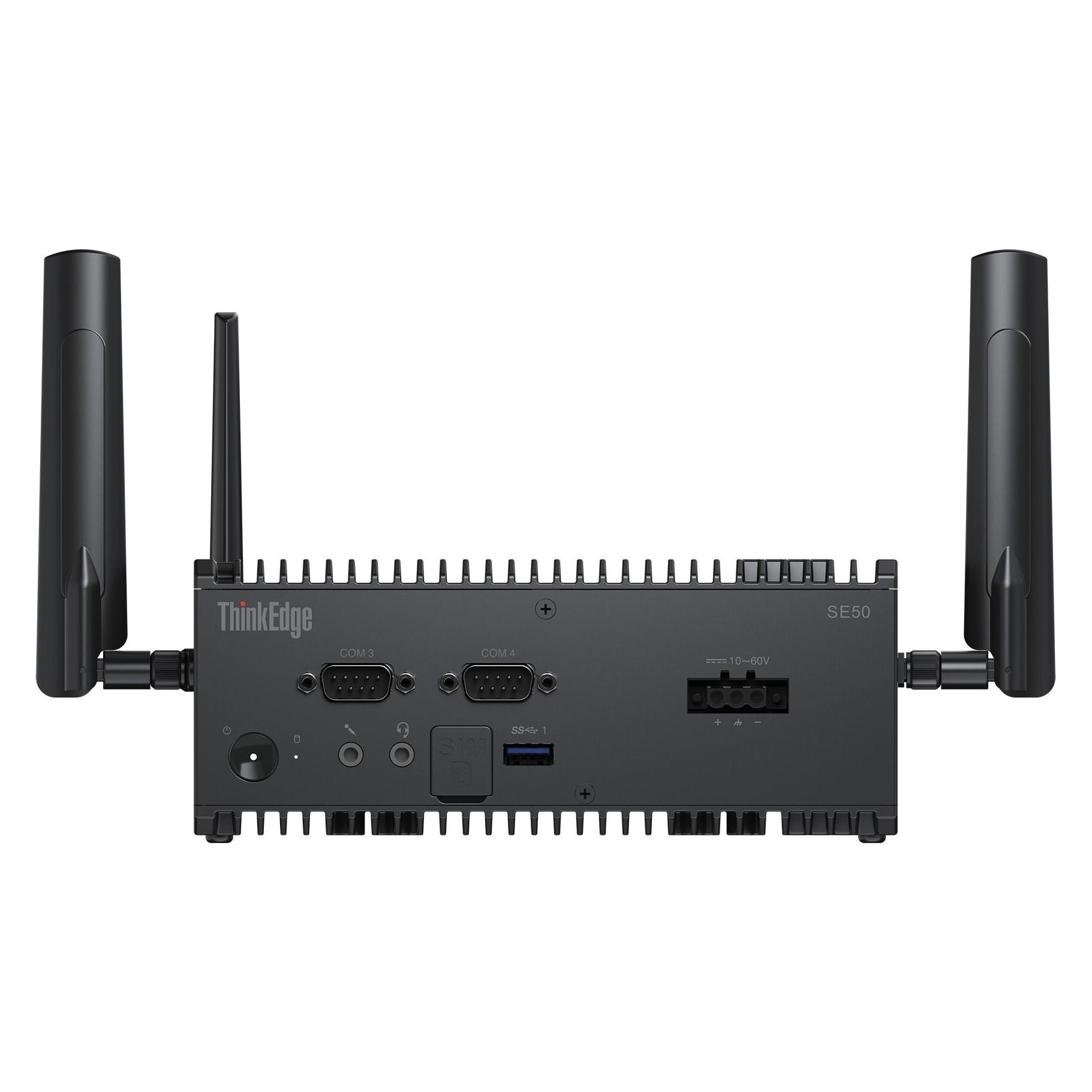 Lenovo ThinkEdge SE50 (512 GB, 16 GB, Intel Core i5-8365UE), PC, Schwarz