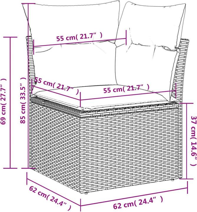 Actual product image VidaXL Lecce