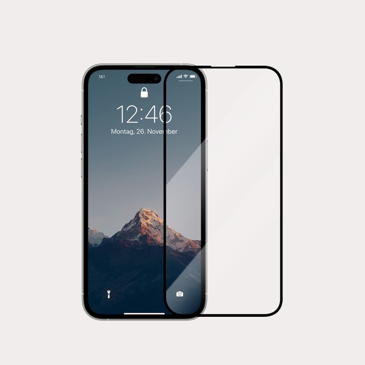 Produktbild Woodcessories Premium Glass 3D (1 Stück, Apple iPhone 15)