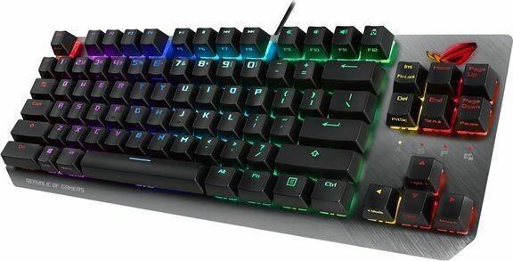 Actual product image ASUS Tas TUF K1 Gaming Keyboard french. Layout (IT, Cable)