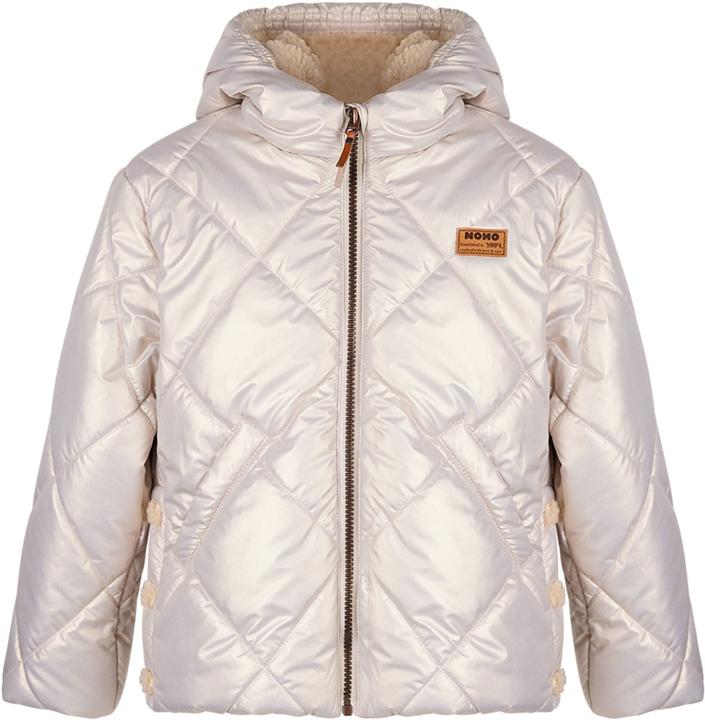Actual product image no!no! Button Hooded Short Winter Jacket (146, 152)
