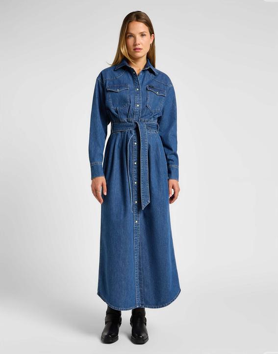 Immagine prodotto Lee Abito in denim Abito occidentale con cintura (M)