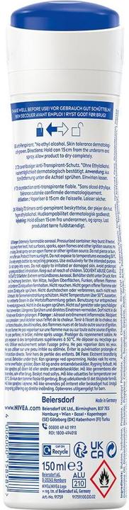 Nährwerte und Zutaten NIVEA Blooming Garden Spray (Spray, 150 ml)