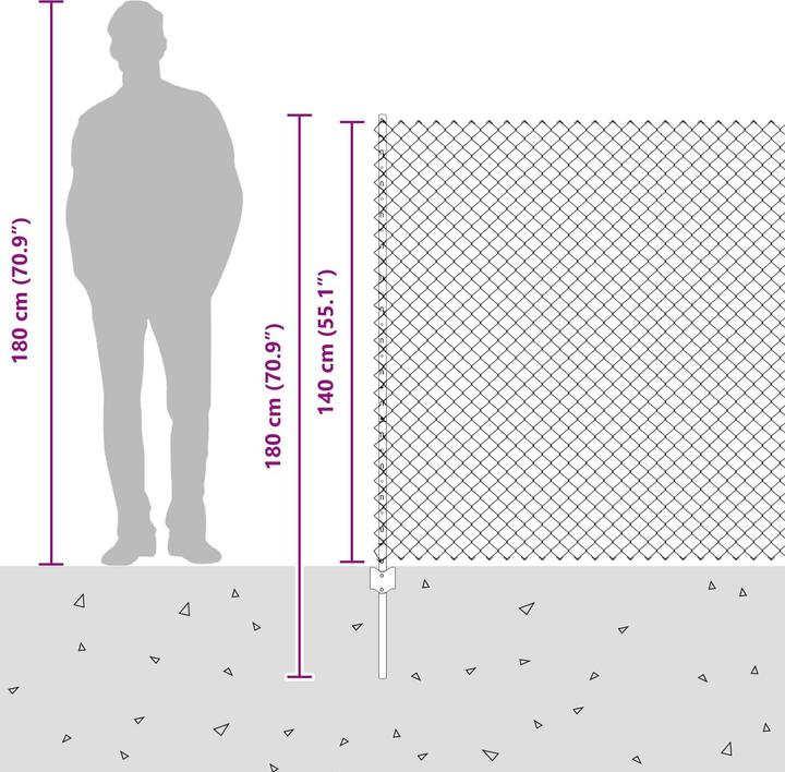 Produktbild vidaXL Aussenbarriere