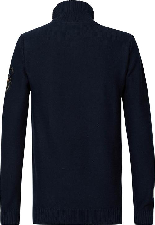 Produktbild Petrol Industries Pullover Troyerpullover mit Knöpfen am Kragen aus reiner Baumwolle (S)