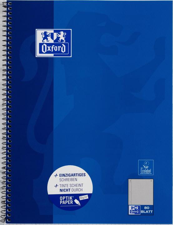 Produktbild Oxford Collegeblock (A4, Kariert, Weicher Einband)