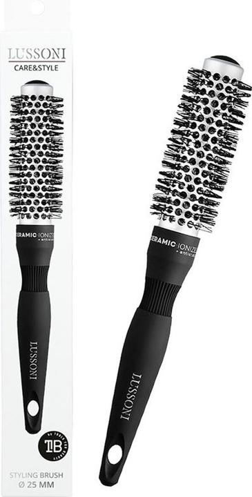 Immagine prodotto Lussoni Spazzola Hr C&S Rotonda Argento Styling 25mm