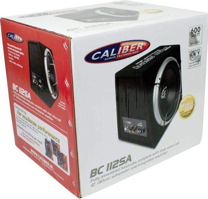 Actual product image Caliber Subwoofer set (600 W)