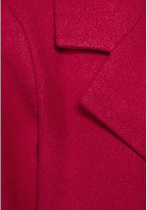 Actual product image Street One Women's Reversible Collar Button Front Coat with Side Pockets