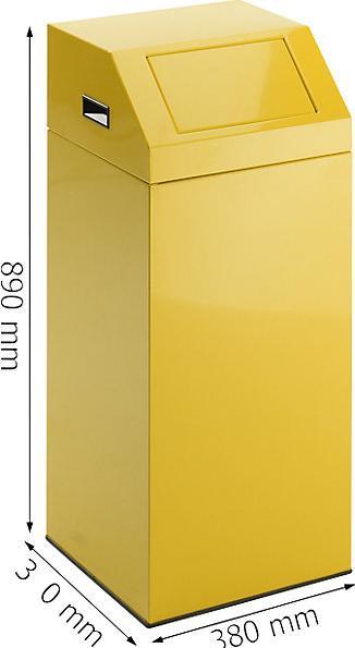 Actual product image eurokraft pro Recyclable waste collector (76 l)