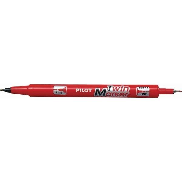 Thumbnail - Pilot, Marker, twin marker 0.3/0.5mm red