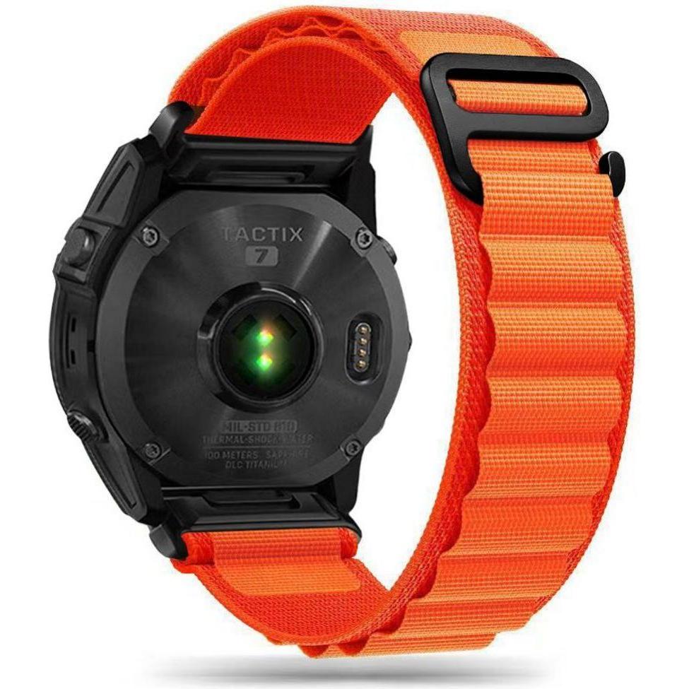 Tech-Protect Nylon Pro Strap (Nylon, 6x, 5x, fenix 3), Uhrenarmband, Orange